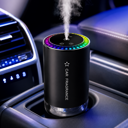 Diffuseur d’Air Intelligent LED pour Voiture – Brumisateur & Ambiance Relaxante