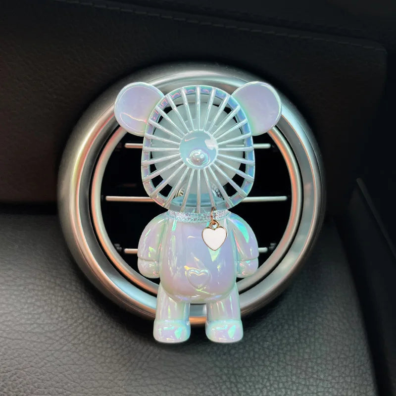 Diffuseur de Parfum Voiture Ours – Désodorisant Élégant pour Aérateur