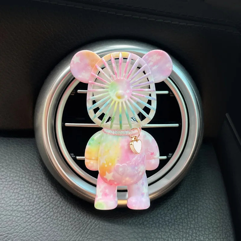 Diffuseur de Parfum Voiture Ours – Désodorisant Élégant pour Aérateur