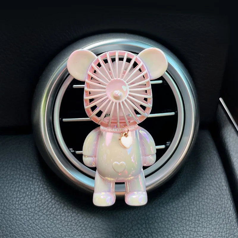 Diffuseur de Parfum Voiture Ours – Désodorisant Élégant pour Aérateur