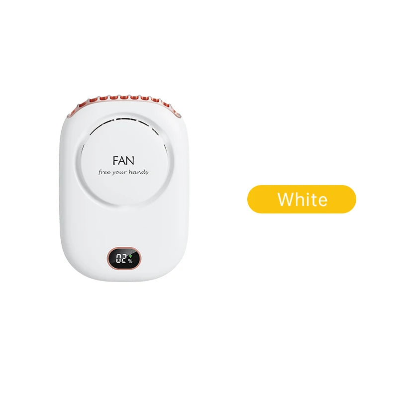 Ventilateur de Cou Portable Sans Fil – 3 Vitesses