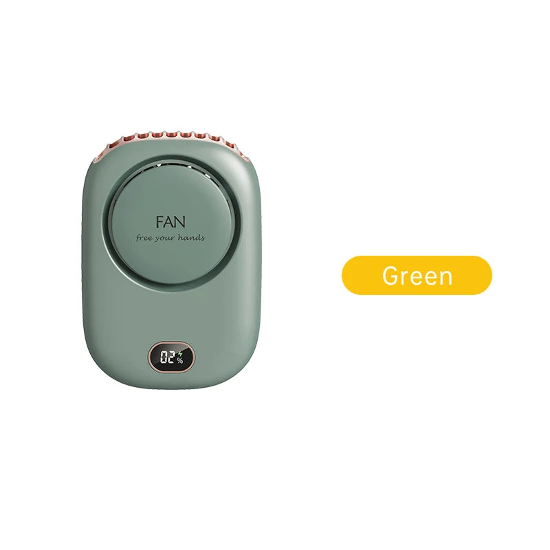 Ventilateur de Cou Portable Sans Fil – 3 Vitesses